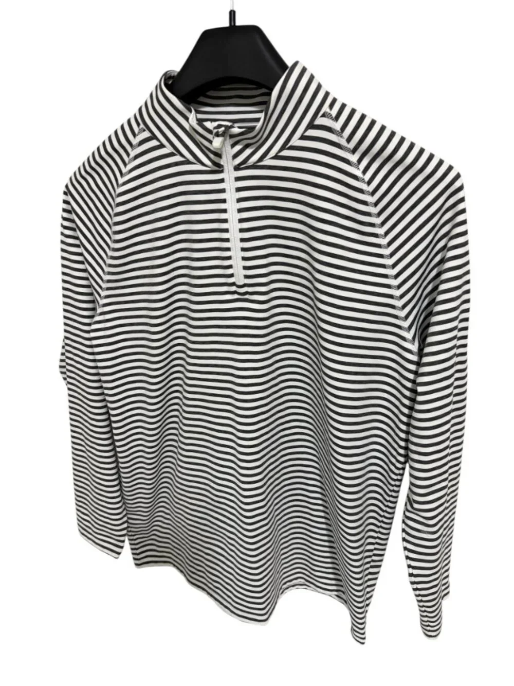 G/FORE 1/4 Zip Pullover Golf Sweater Mens Size XL Striped 1915 Logo - Picture 2 of 7
